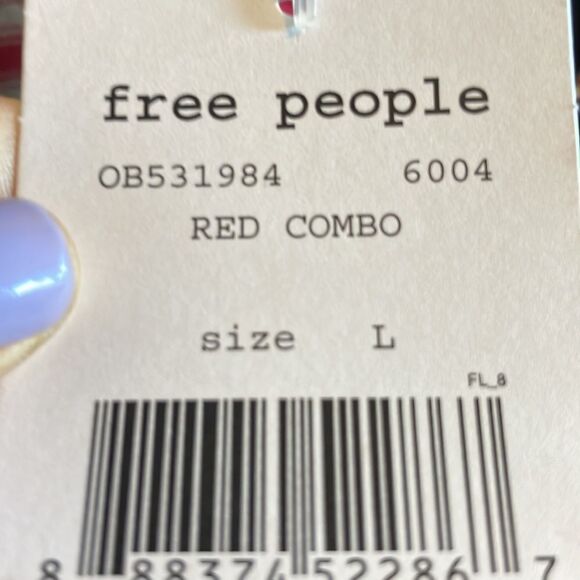 We The Free Striped Dress, Size L NWT - Picture 8 of 10